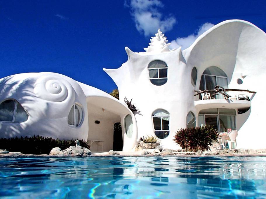 STAY IN MEXICO’S FAMOUS SEASHELL HOUSE